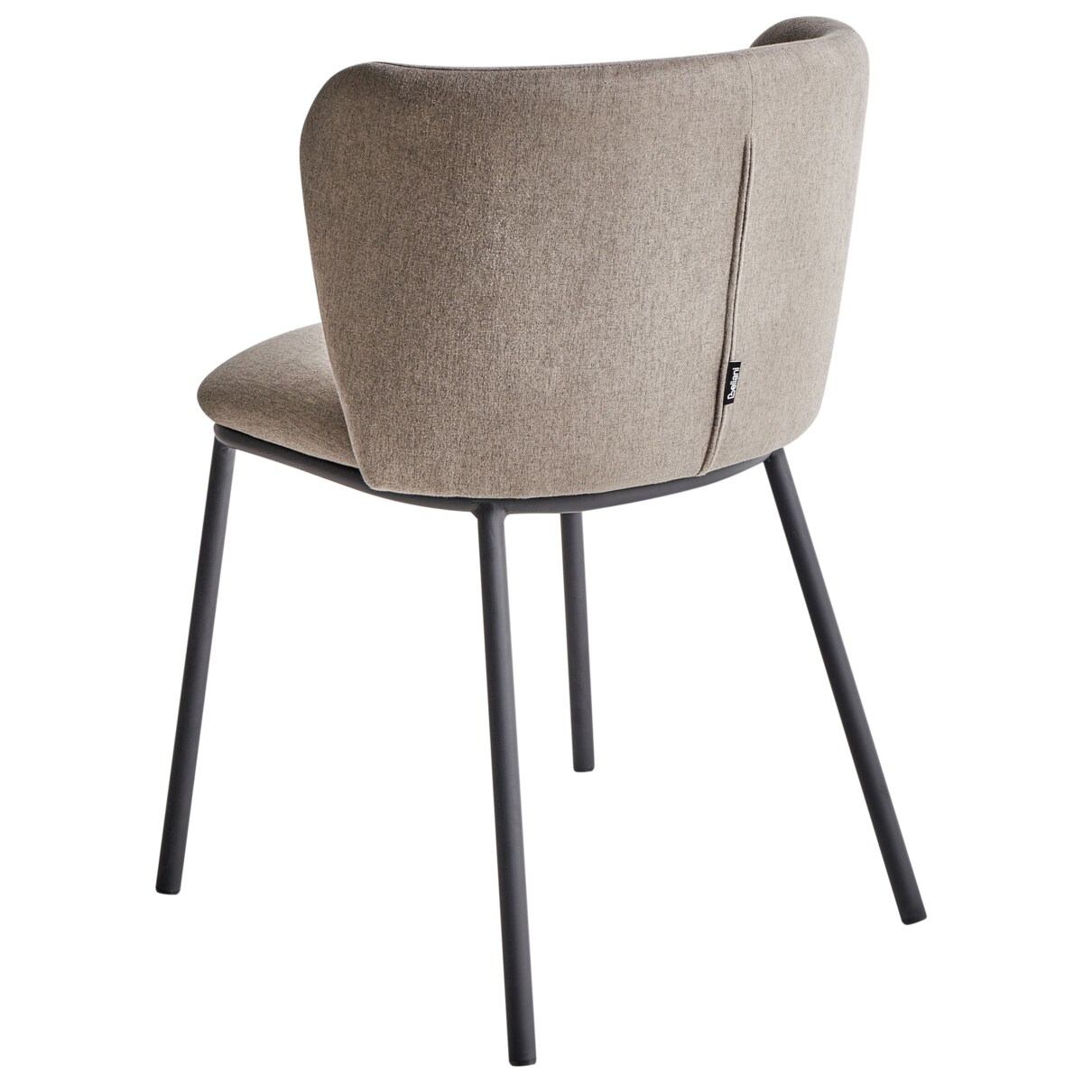 Zestaw 2 krzeseł do jadalni MINA Beżowoszary