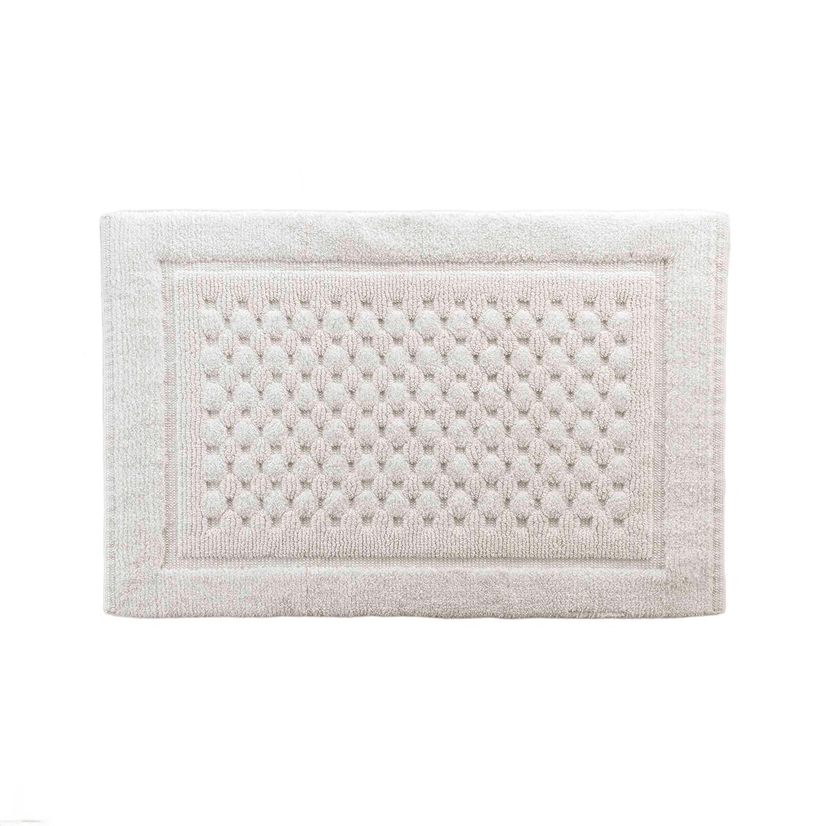 Dywanik łazienkowy DAMARIS, 100% bawełny, ecru, 50 x 80 cm