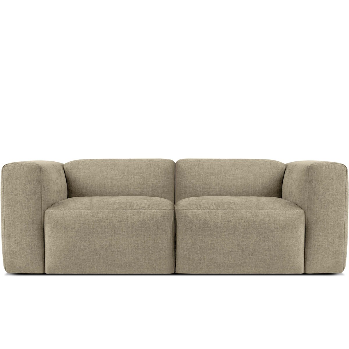 KONSIMO BUFFO 2-osobowa sofa z niezwykle miękkim i wygodnym siedziskiem, kolor piaskowy