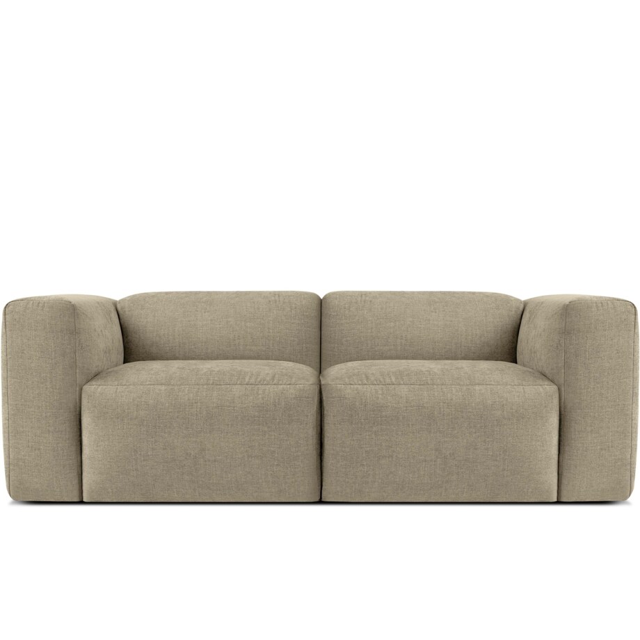 KONSIMO BUFFO 2-osobowa sofa z niezwykle miękkim i wygodnym siedziskiem, kolor piaskowy