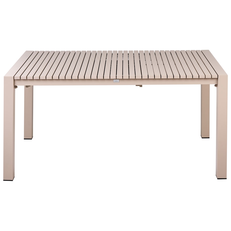 Stół ogrodowy rozkładany ARDESIO 160/220 cm 90 cm Metal Piaskowy