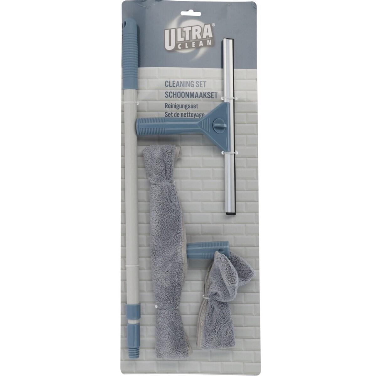 Zestaw do mycia okien z teleskopową rączką, max. 95 cm