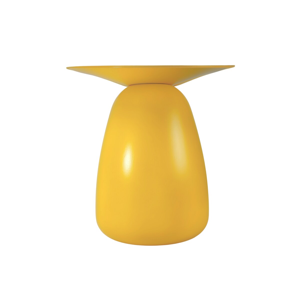 Stolik drewniany różne kolory Baobab 34, kolor żółty