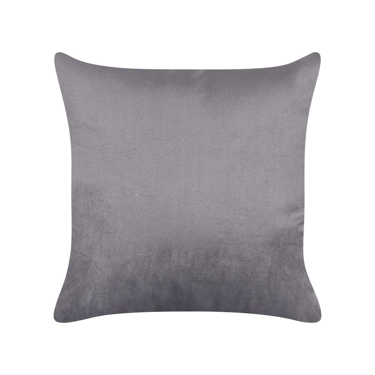 Szezlong welurowy prawostronny beżowo-szary GONESSE