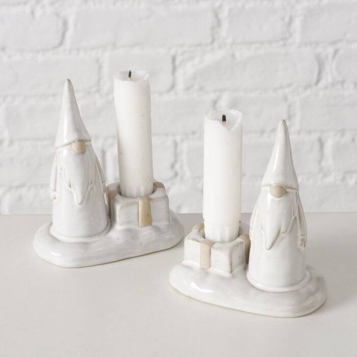 Świecznik z krasnalem 9,6x11,2 cm KABOUTER - II