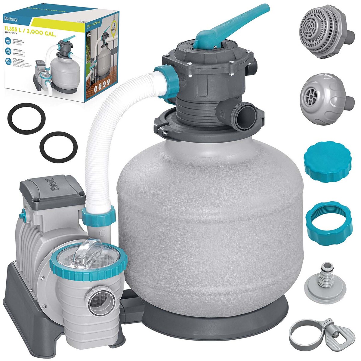 Pompa piaskowa do basenu filtr do basenów 11355 L/h Bestway