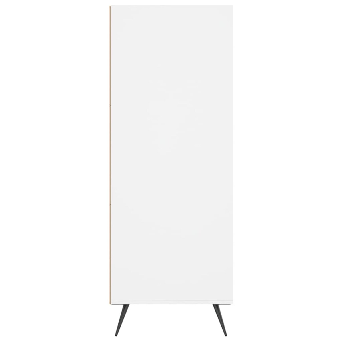 vidaXL Regał, biały, 69,5x32,5x90 cm, materiał drewnopochodny