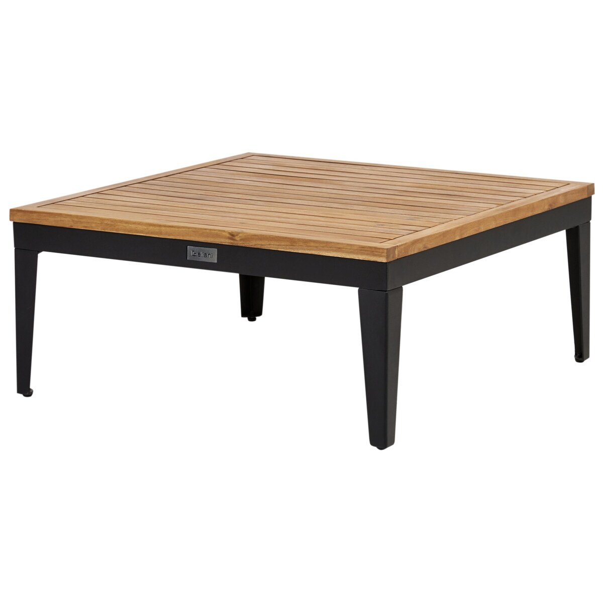 Zestaw ogrodowy ze stolikiem BRACCIANO Certyfikowane drewno akacjowe Z podnóżkiem Jasnobeżowy