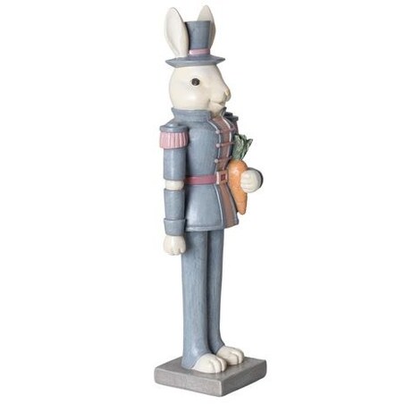 Figurka - Królik w niebieskim mundurze 30,5x9,5x7 cm SOLDATO
