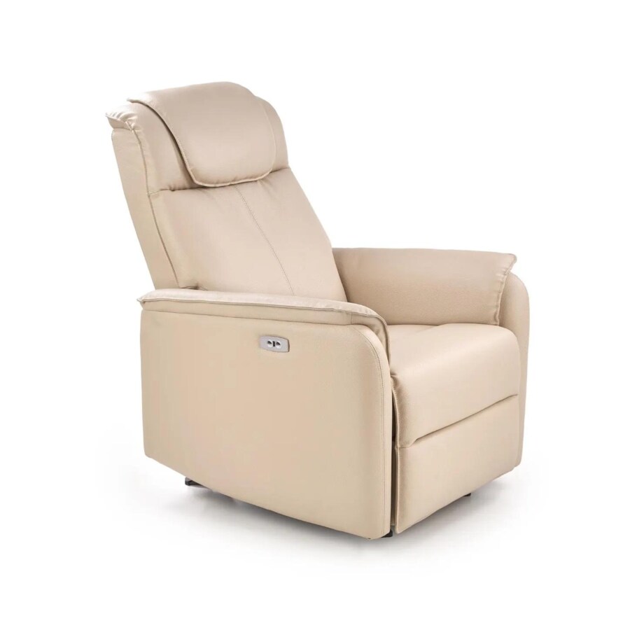 Fotel PARADISE kremowy rozkładany