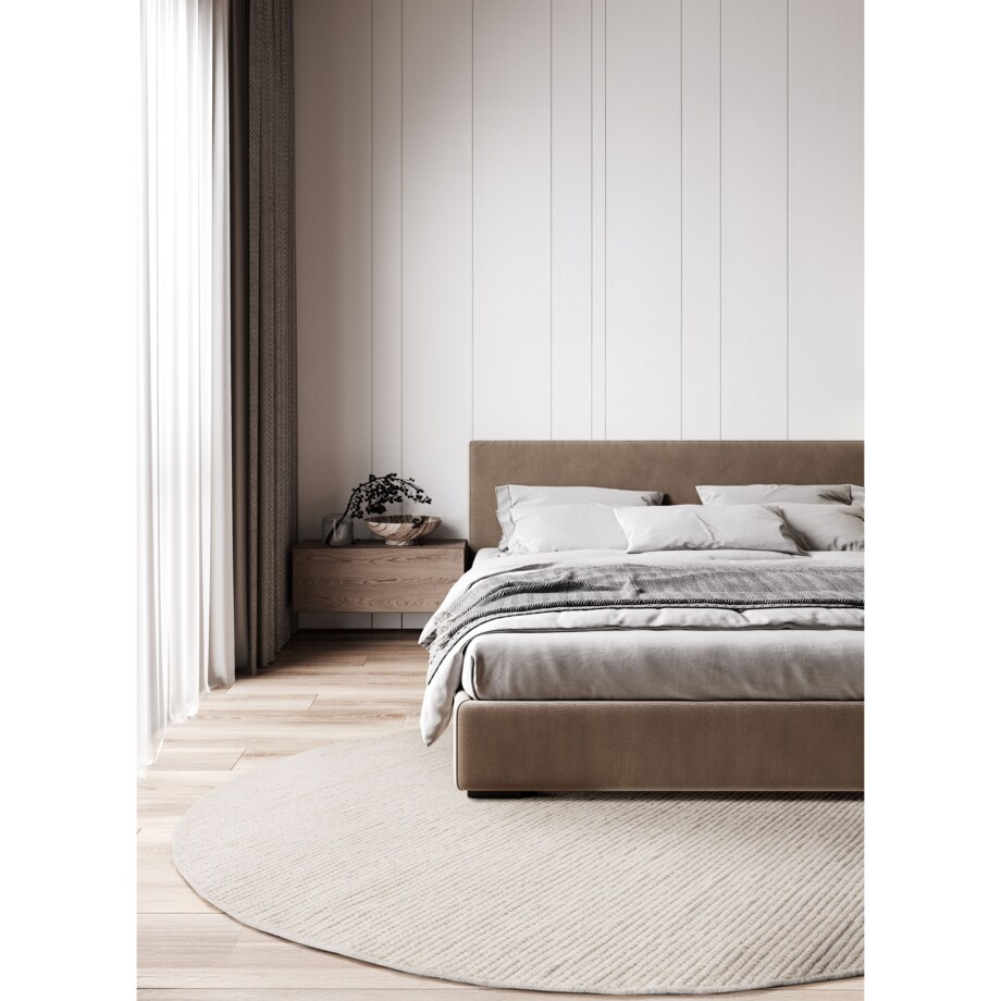 Dywan FIR Wool koło - Kształt: Okrągły, Okrągły: ø160 cm, Kolor: Ivory