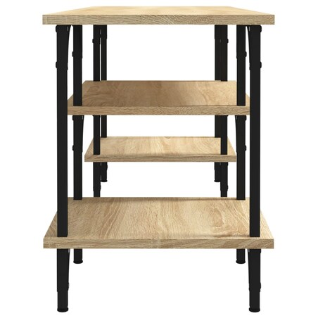 vidaXL Szafka TV, dąb sonoma, 102x35x45,5 cm, materiał drewnopochodny