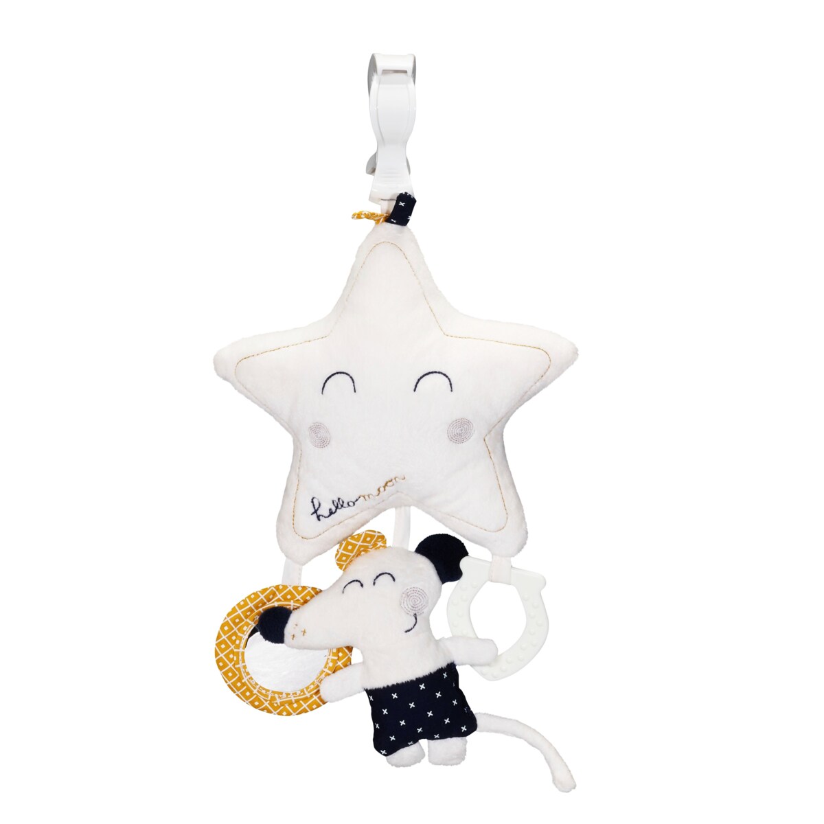 Zabawka edukacyjna z klipsem HELLO Sauthon