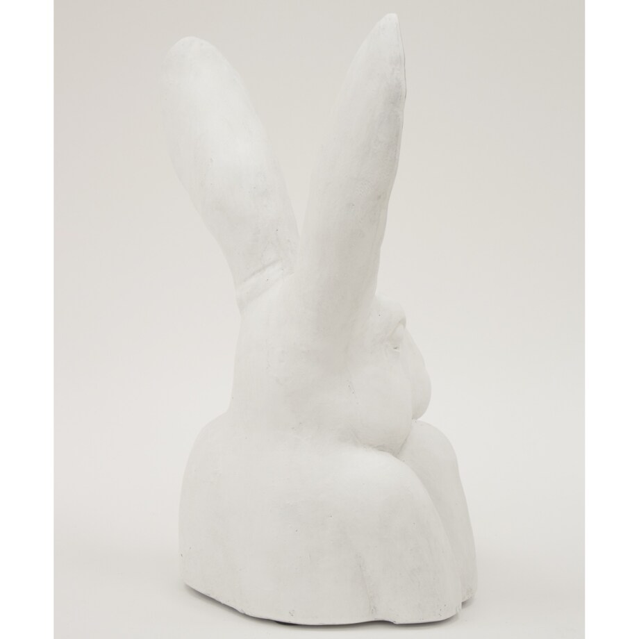 Figurka popiersie królika 37x21x17 cm TORACE-2 biały