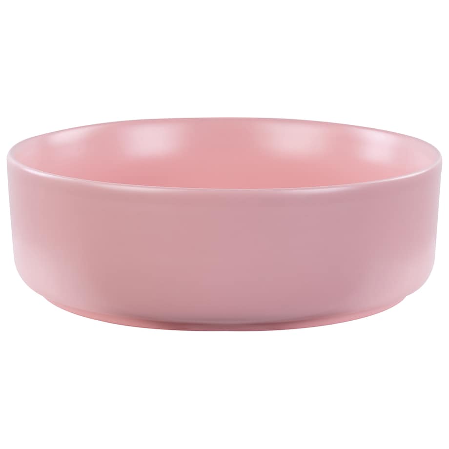Umywalka nablatowa GUDAR Różowy ⌀ 37 cm Ceramika