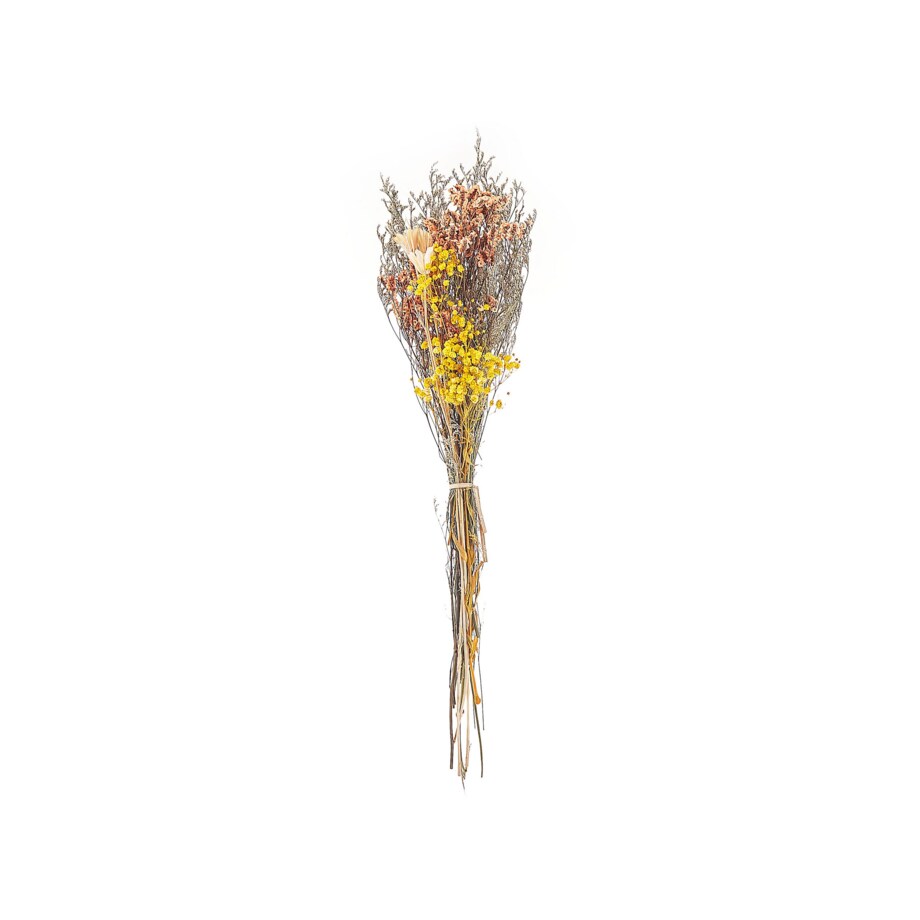 Bukiet suszonych kwiatów 65 cm pomarańczowo-żółty CARTAYA