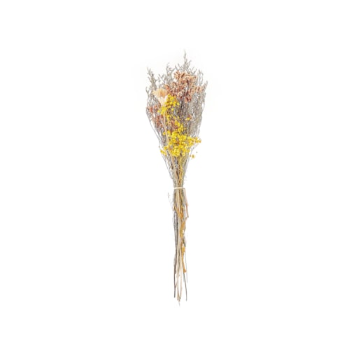 Bukiet suszonych kwiatów 65 cm pomarańczowo-żółty CARTAYA