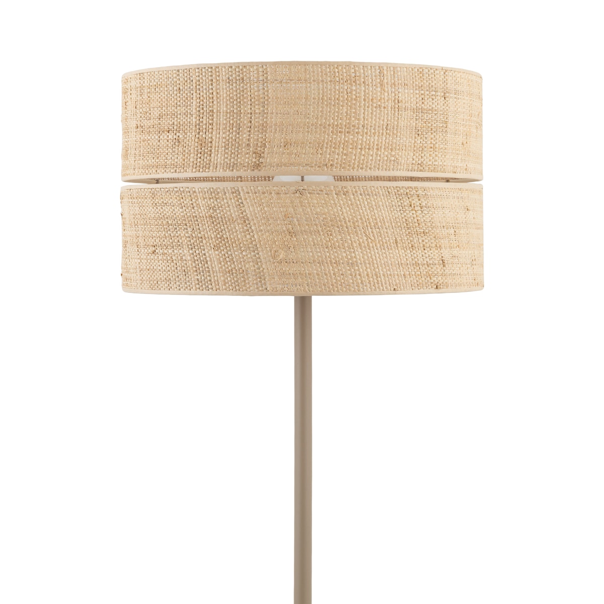 Lampa podłogowa TK Lighting CALMA 16181 boho, beżowy klosz z rafii, E27, 159 cm do salonu i sypialni