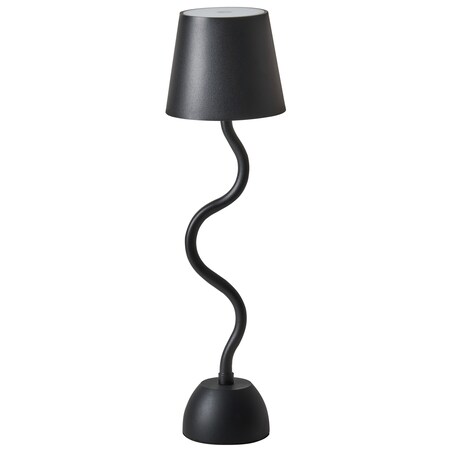 Bezprzewodowa lampa stołowa LED VOUGA Ze ściemniaczem Metal Czarny