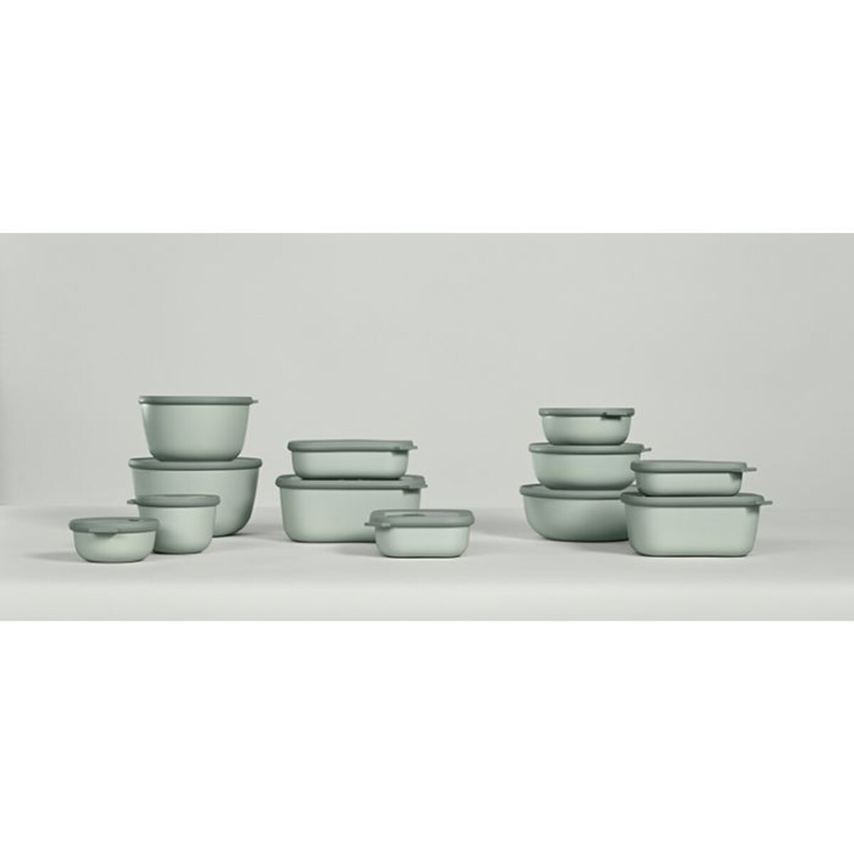 Zestaw 3 misek Cirqula prostokątna 500 1000 2000 Nordic Jade 106270094700