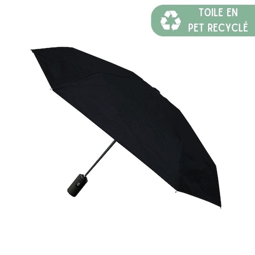 Mini parasol EKO, automat, czarny