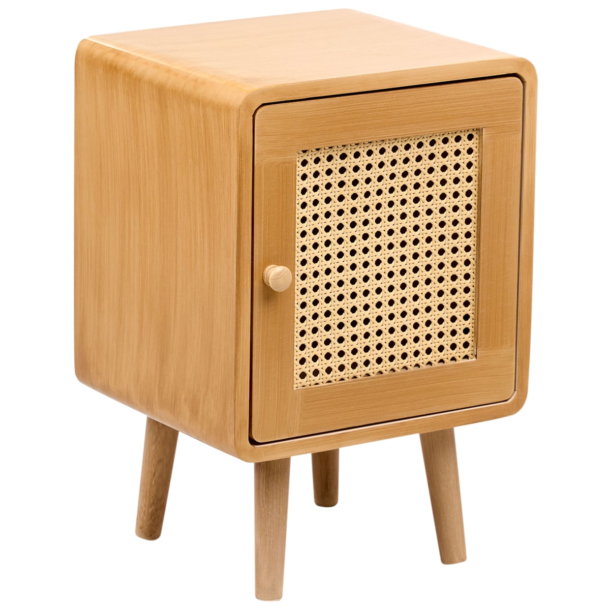 Szafka nocna LEFROY Drewno Jasnobrązowy