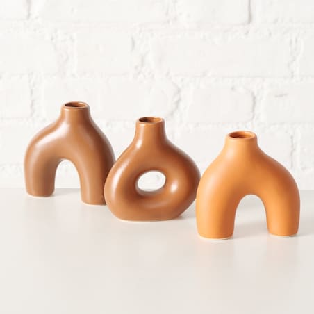 Wazony ceramiczne 10x3,5x10 cm ARTIFICIUM