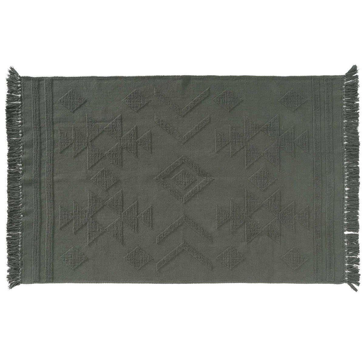 Żakardowy dywanik z frędzlami CILAOS, 120 x 170 cm