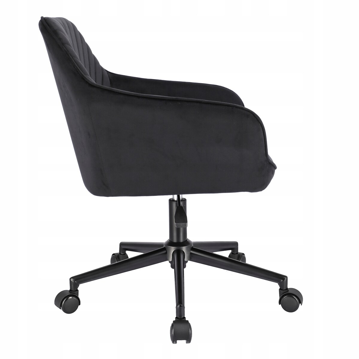 Fotel NAPOLI czarny na czarnej stopie