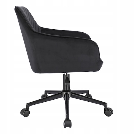 Fotel NAPOLI czarny na czarnej stopie