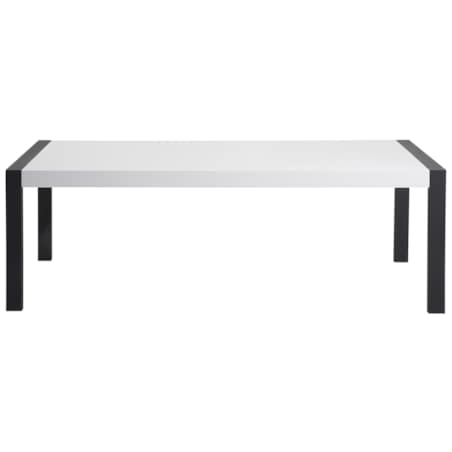 Stół do jadalni 220 x 90 cm biało-czarny ARCTIC I