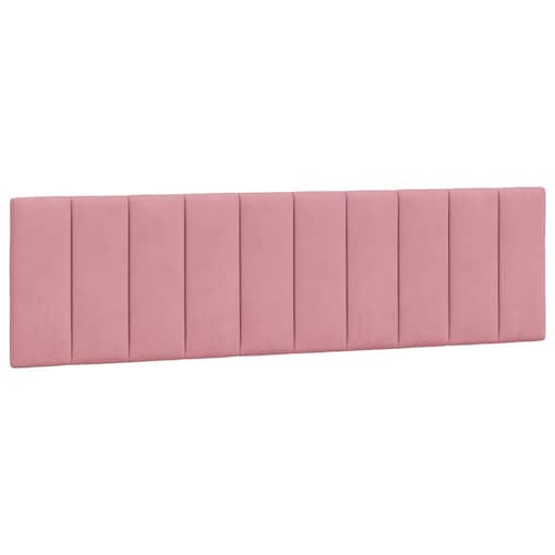 vidaXL Poduszka na wezgłowie, Hanko, różowa, 180 cm, aksamitna