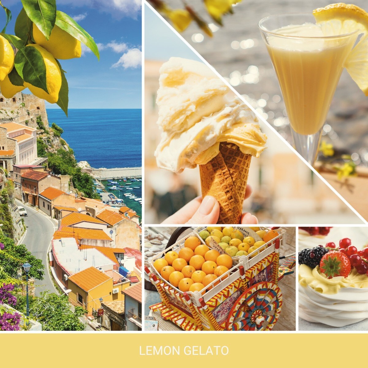 YC SIGNATURE – Świeca średnia LEMON GELATO