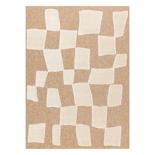 Dywan SPARK 0710A beż / krem - Geometryczny, 80x150 cm