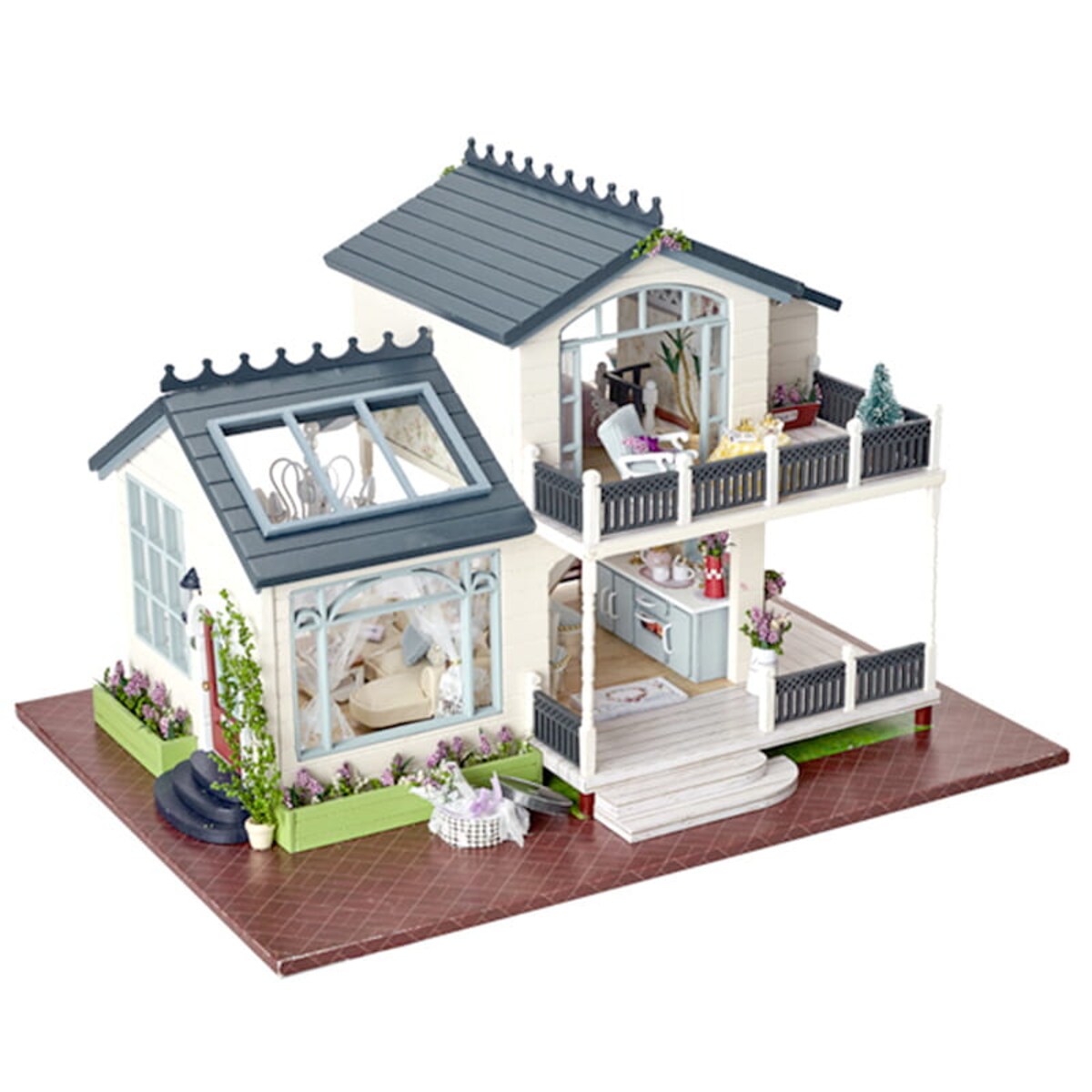 Miniaturowy domek - Amerykański cottage