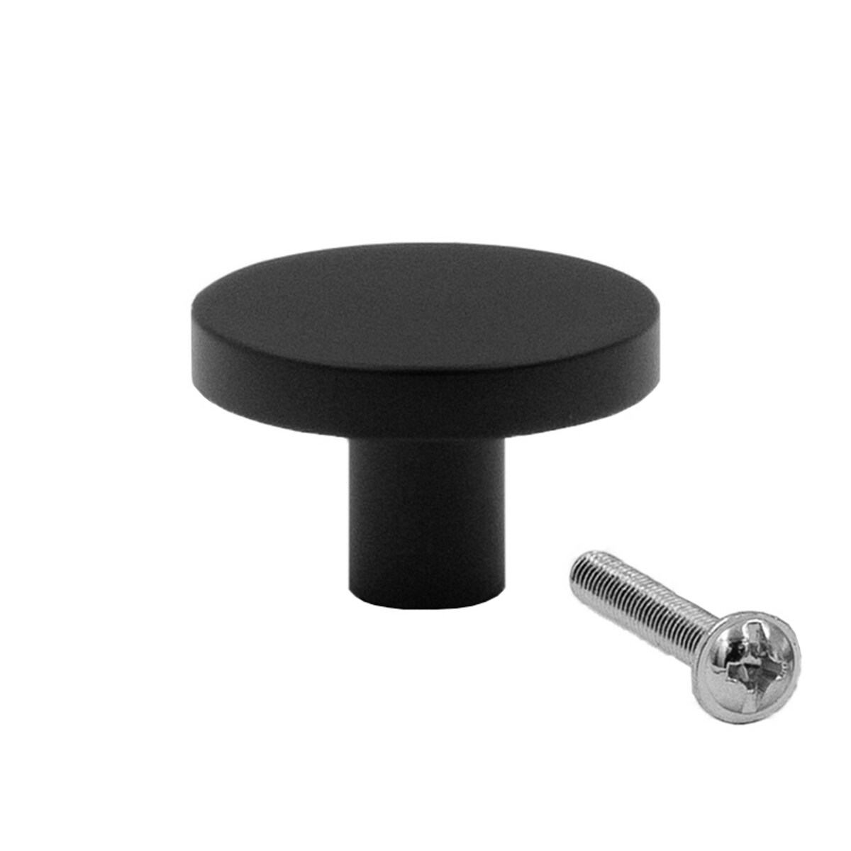 Gałka do mebli uchwyt meblowy czarna klasyczna minimalistyczna do szafek szuflad 30mm