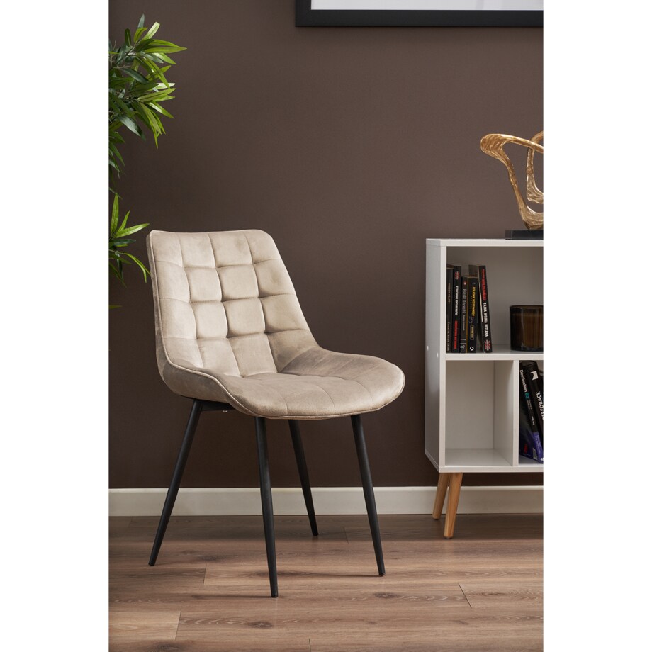 2 X Krzesło Do Jadalni Kuchni Salonu Do Jadalni Kuchni Stołu Zestaw Komplet Misty Beżowe