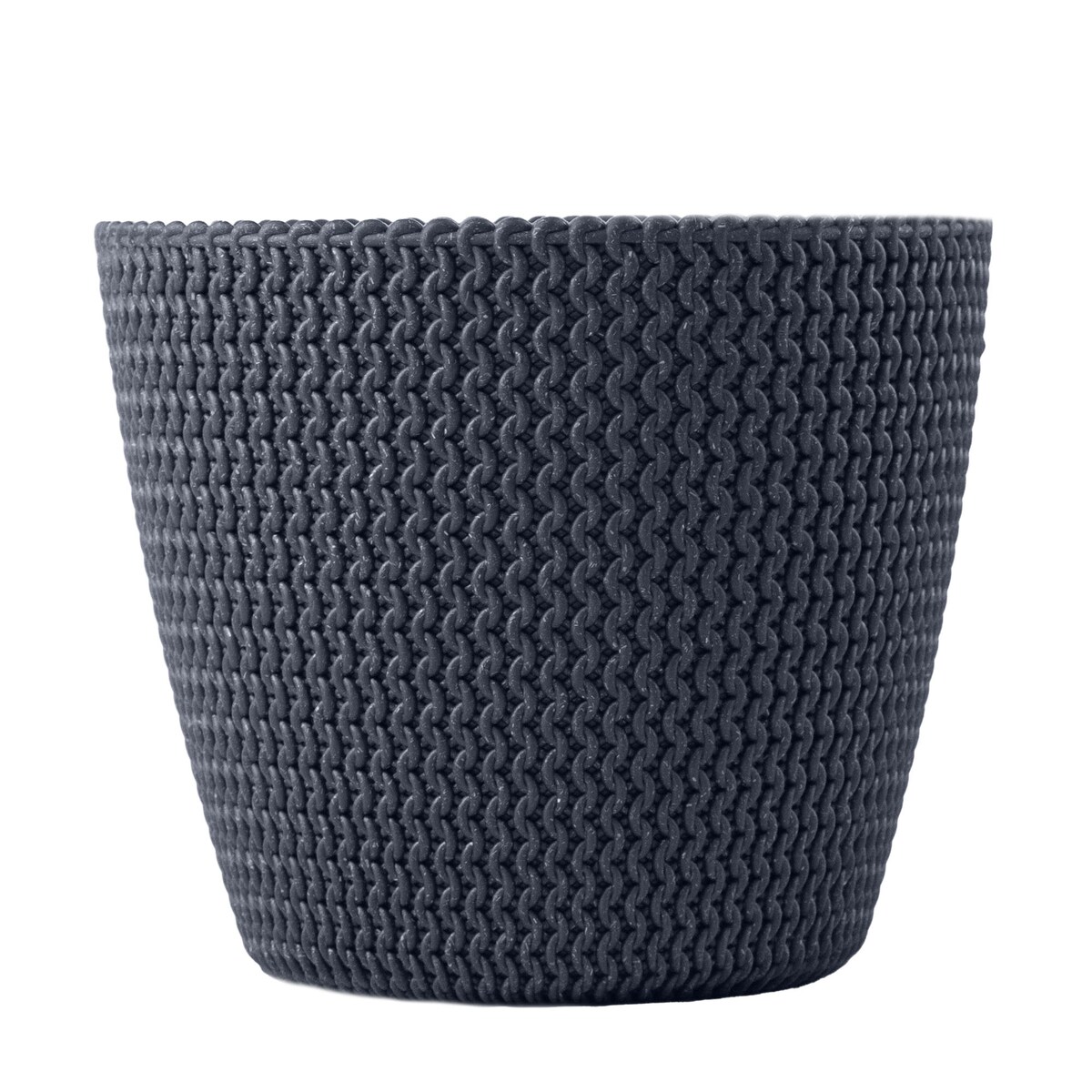 Doniczka Osłonka Domowa 25,9 Cm Na Stół Parapet Do Domu Antracytowa