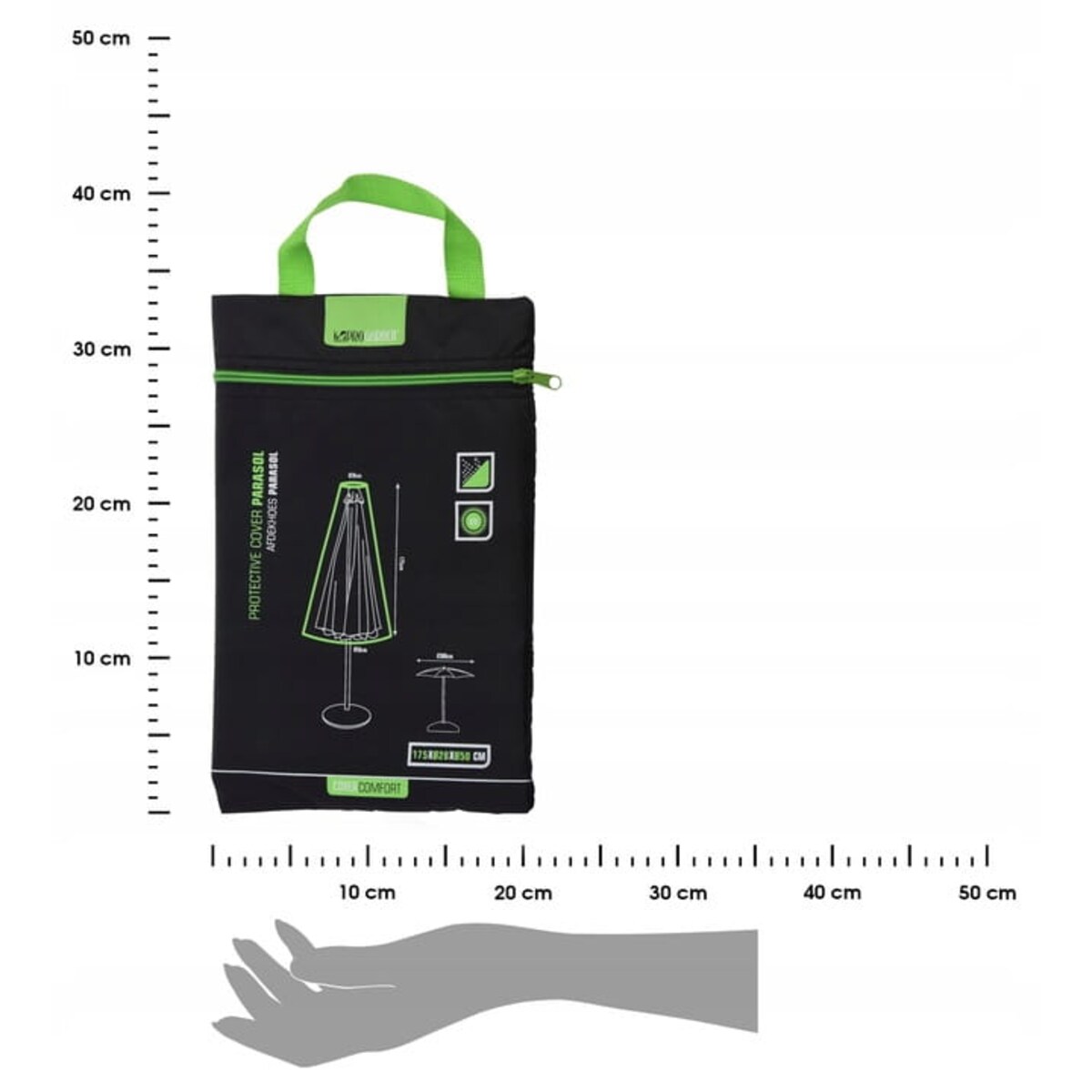 POKROWIEC na parasol ogrodowy Mocny Wodoodporny