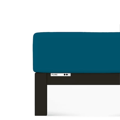 Prześcieradło Schlafgut Pure Baby Uniwersalny Petrol Deep 530