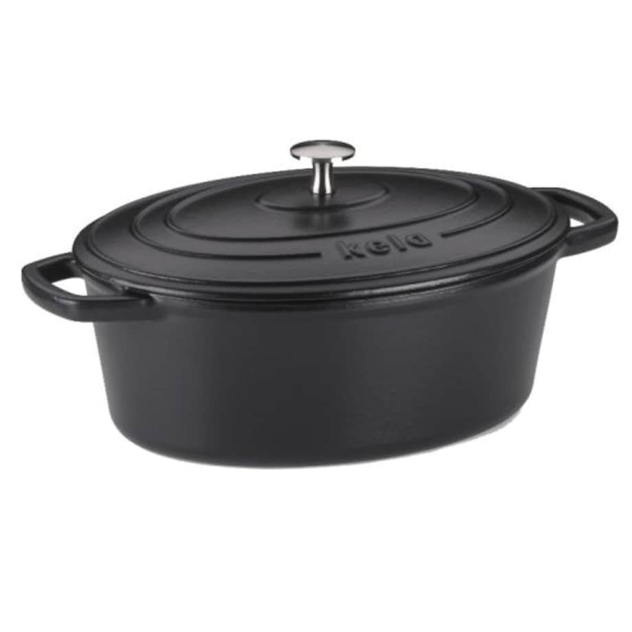 Brytfanna owalna 4 l (czarna) Calido Kela
