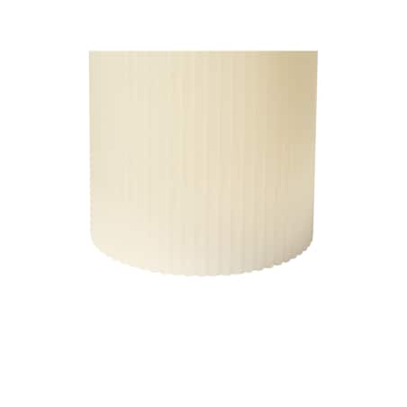 Zestaw 6 świec LED NOISETTE 10/16 cm Złamana biel