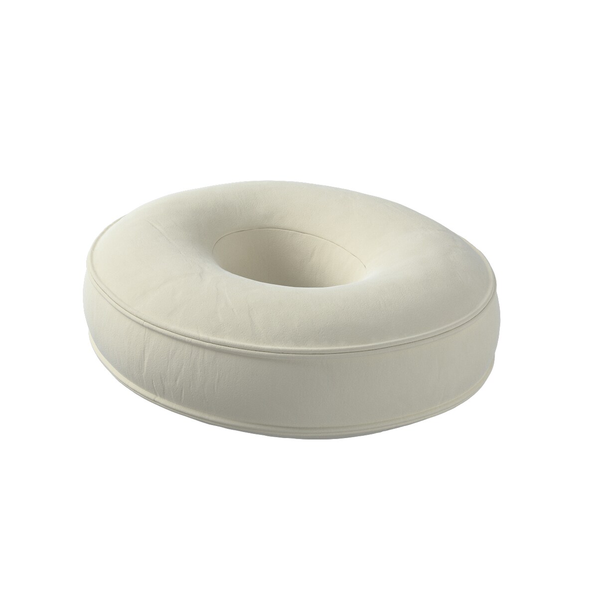 Poduszka literka O, śmietankowa biel, 30x40cm, Posh Velvet