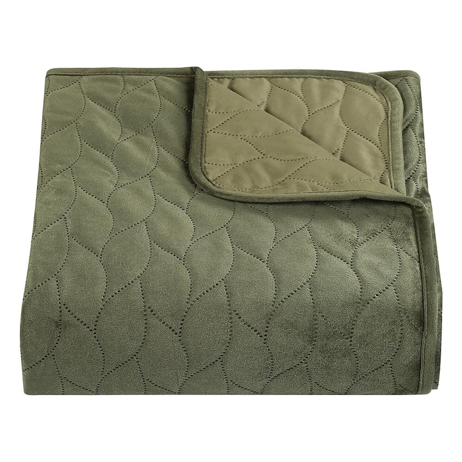 Narzuta pikowana Verde mink 170x210 zielona