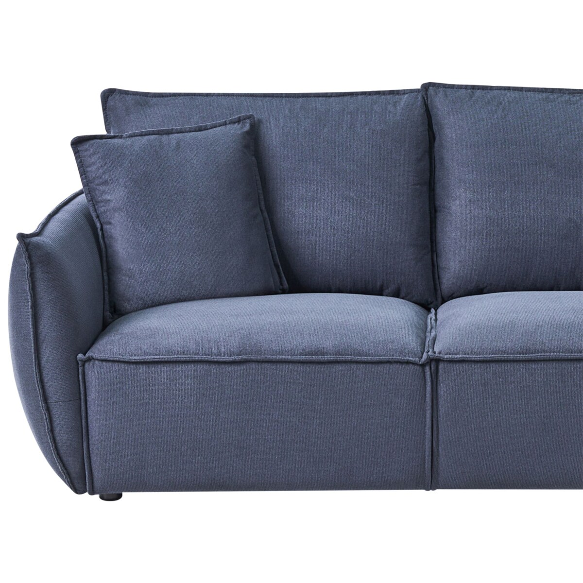 Sofa dla 3 osób KUNES Ciemnoniebieski