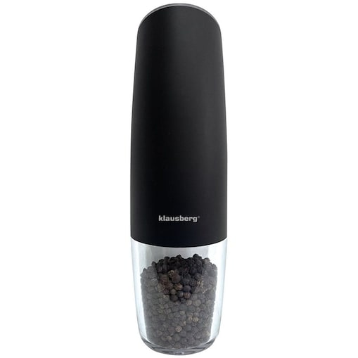 Młynek grawitacyjny do soli i pieprzu akumulatorowy KLAUSBERG