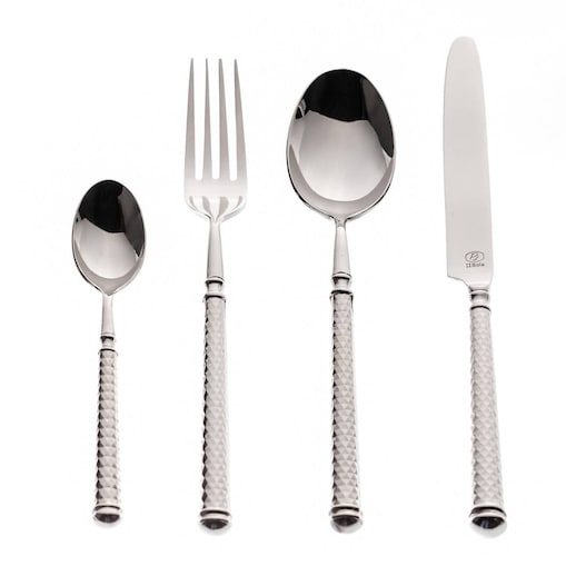 Sztućce Cubism komplet dla 6 osób 24 części, 43,5 x 32,5 x 6 cm