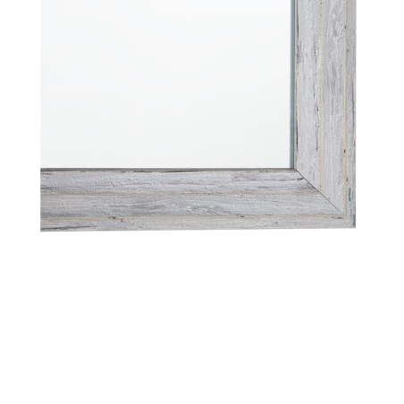 Lustro ścienne 50 x 130 cm białe BENON