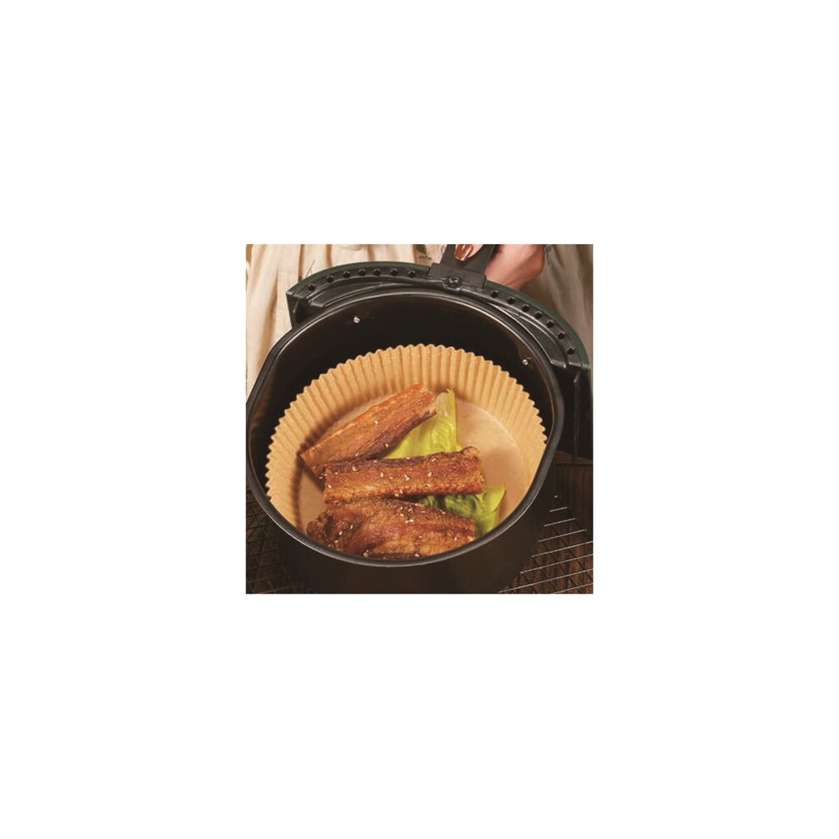 Wkłady papierowe do frytownicy 20cm 100 sztuk okrągłe KLAUSBERG