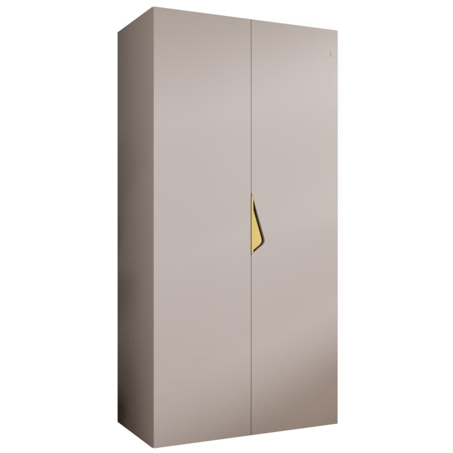 Szafa uchylna Sandi 1 100 wys 202 cm Kaszmir + u Złoty